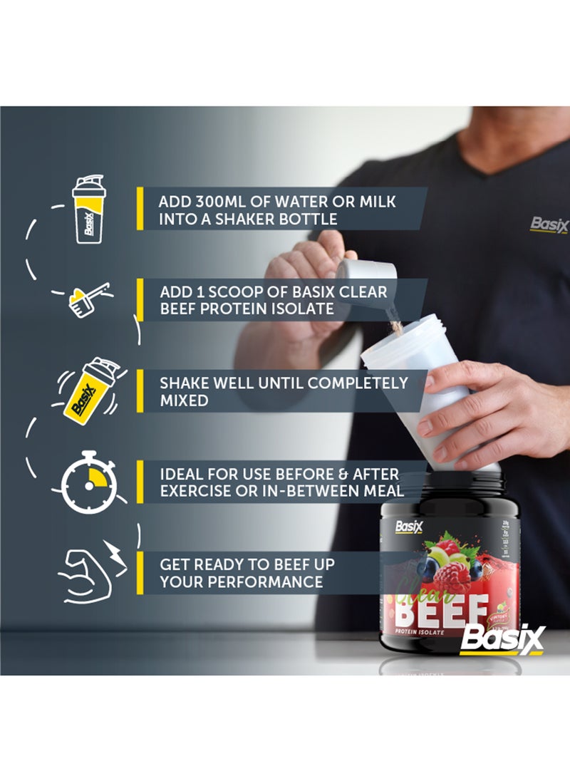 Basix Beef Protein Isolate Vimtonic Flavour 2.2lb  - Image 3
