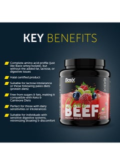 Basix Beef Protein Isolate Vimtonic Flavour 2.2lb  - Image 4