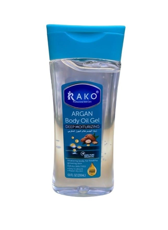 RAKO Argan Body Oil Gel 200ml
