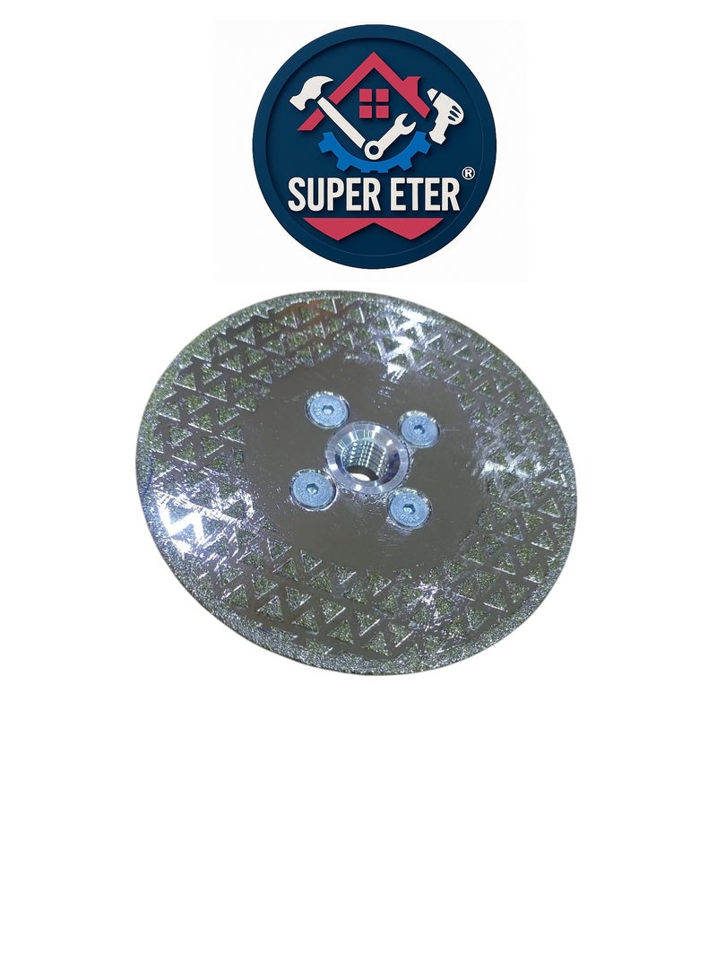 سوبر  ايتير قرص قطع ماسي احترافي SUPER ETER مقاس 115 مم – صنع في ألمانيا – لقص السيراميك والبورسلان والرخام والجرانيت بدقة عالية – قوة تحمل فائقة وعمر تشغيلي طويل - Image 4