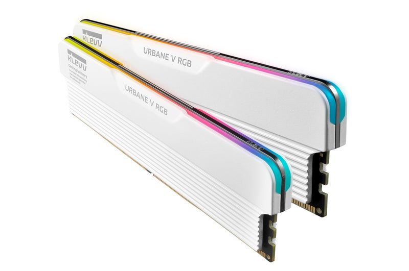 KLEVV Urbane V RGB DDR5 32GB (2x16GB) 6000MHz CL30 SK Hynix A-Die 1.35V Gaming Desktop Ram Memory XMP 3.0 / AMD Expo Ready (KD5AGUA80-60A300M) - Image 1