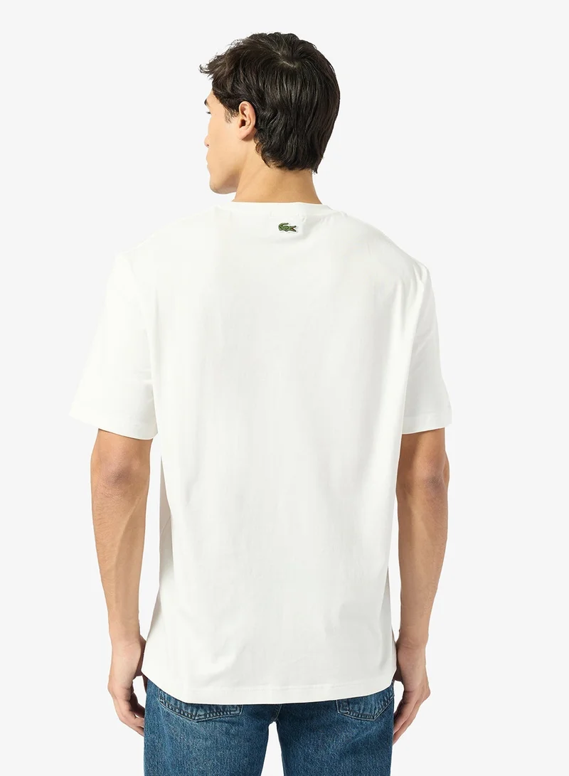LACOSTE Classic Fit Embossed T-Shirt
