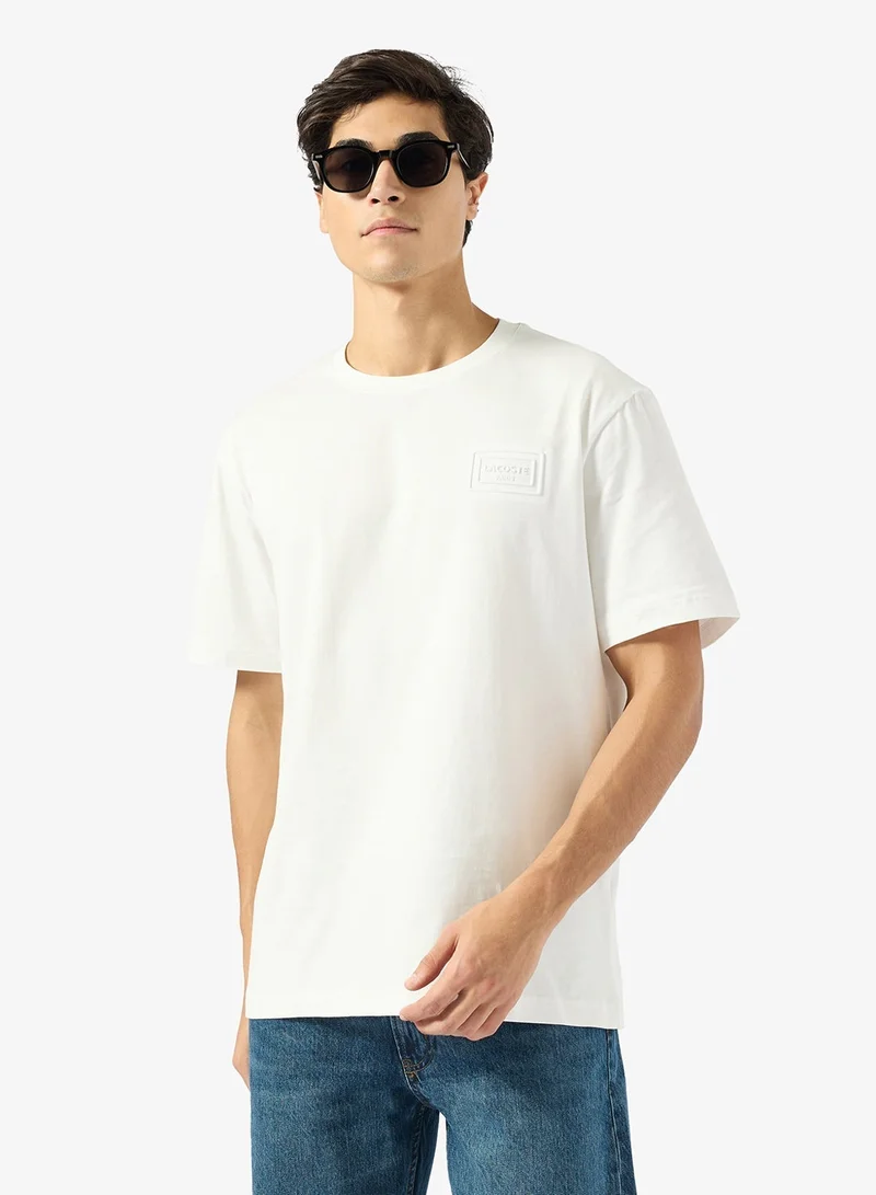 LACOSTE Classic Fit Embossed T-Shirt