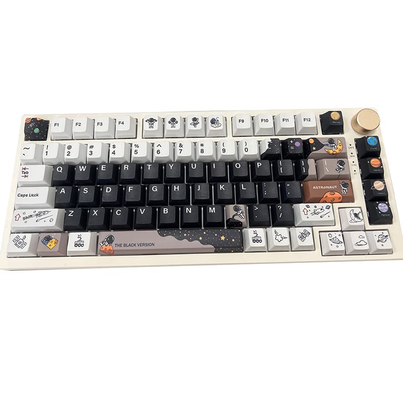 daixiahu Keycaps - Astronaut Theme, Cherry Height, 142 Keys, PBT Material, Opaque - Image 2