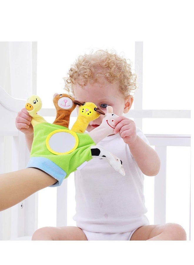 Hand Finger Plush Puppet Gloves  - Image 2
