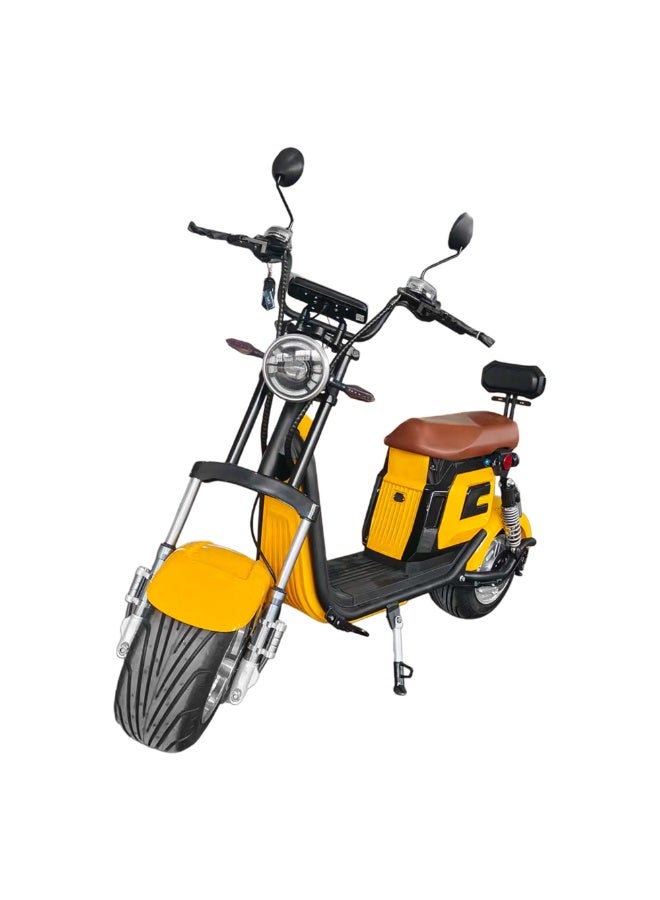 Crony G-030 3000W 60V 25A High-end Harley (yellow) Electric Motorcycle Fat Tire  Electric Bikes  scooters for Adults - Image 1