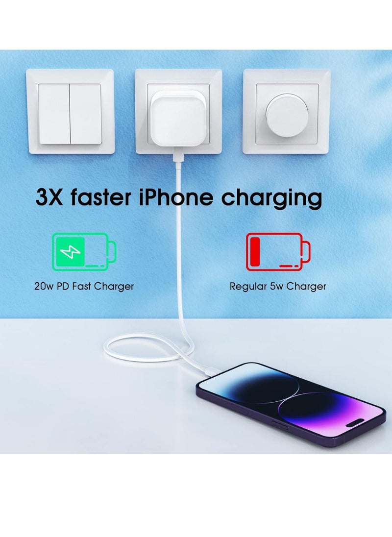 ELTRAZONE iPhone Charger Plug and Cable 2M[Apple MFi Certified],iPhone Fast Charger... - Image 2