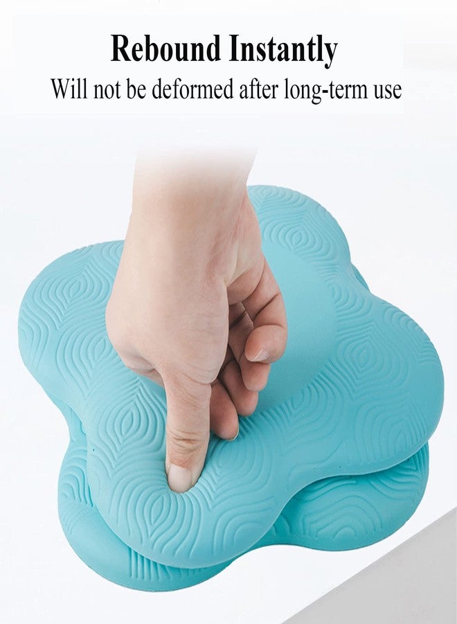 دبليو ام ام قطعتان من وسادات الركبة لليوجا، سميكة للغاية، من مستلزمات اليوجا للنساء والرجال، توفر الدعم للركبتين والمرفقين، سجادات يوجا مانعة للانزلاق لدعم الركوع، مناسبة للياقة البدنية، والسفر، والتأمل، والبيلاتس. - Image 4