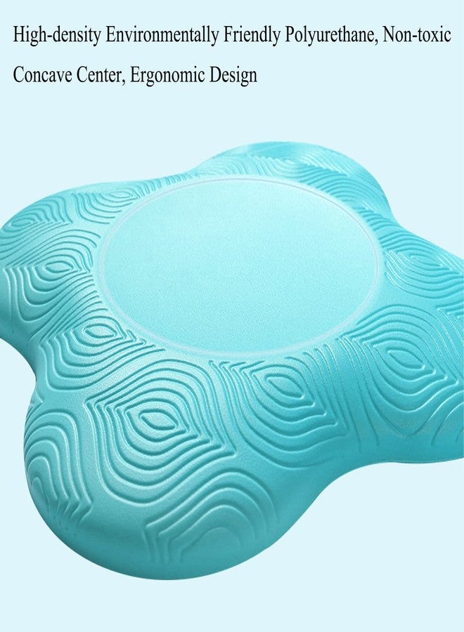 دبليو ام ام قطعتان من وسادات الركبة لليوجا، سميكة للغاية، من مستلزمات اليوجا للنساء والرجال، توفر الدعم للركبتين والمرفقين، سجادات يوجا مانعة للانزلاق لدعم الركوع، مناسبة للياقة البدنية، والسفر، والتأمل، والبيلاتس. - Image 3