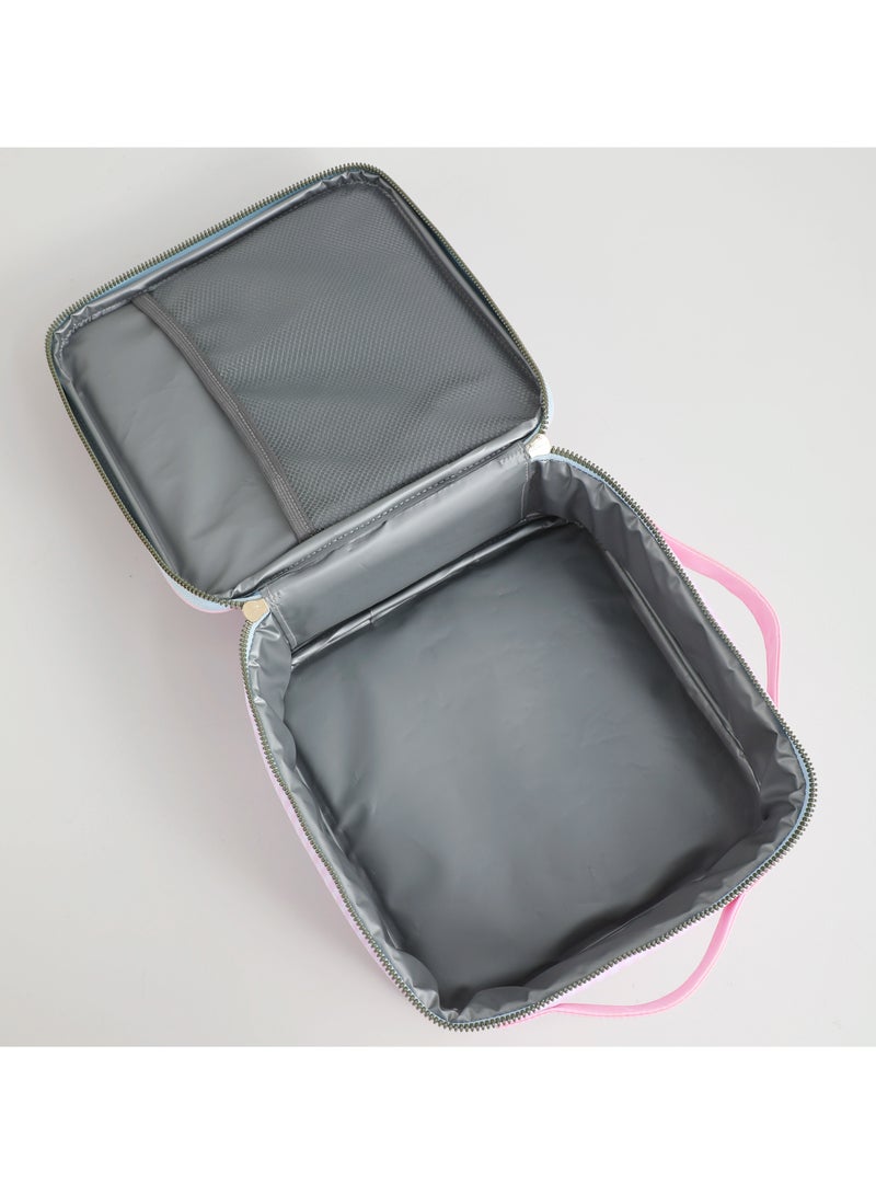 Girls Pink Floral Lunch Box – Insulated, Leakproof & Portable - Image 2