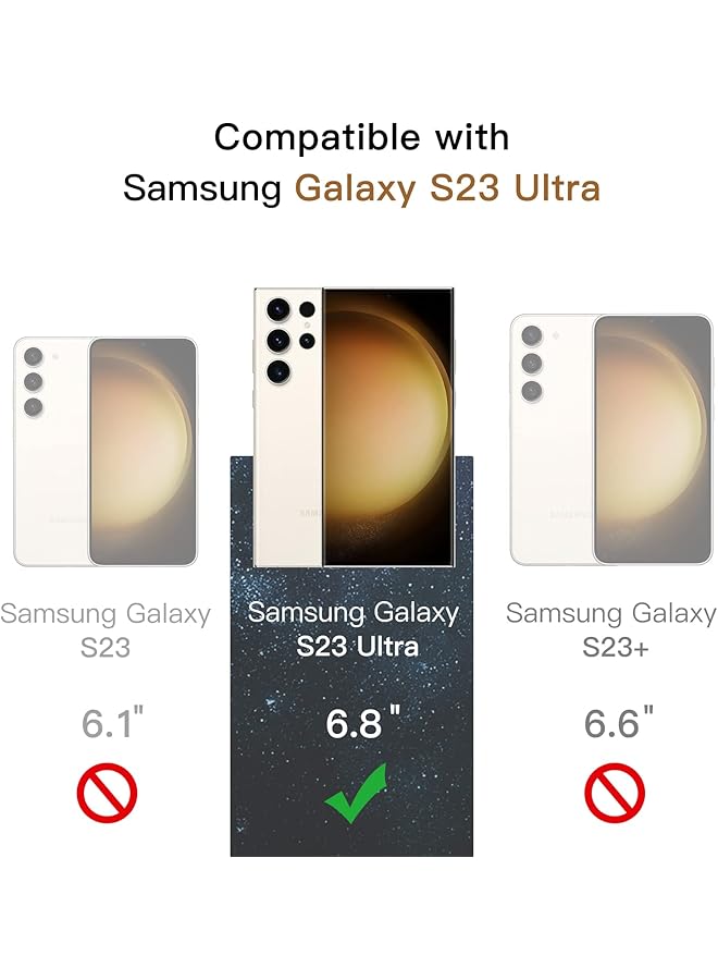 Jetech Screen Protector For Samsung Galaxy S23 Ultra 5G 6.8 Inch With Camera Lens Protector Flexible Tpu Film Fingerprint Id Compatible Easy Installation Hd Clear 2 Pack Each - Image 3