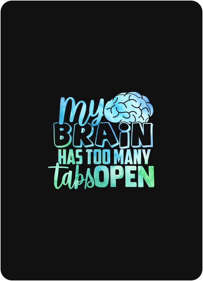 Theodor Protective Flip Case For Huawei Matepad Pro 10.8 (2021) With Trifold Stand Auto Wake Sleep Shockproof Cover My Brain Has Too Many Tabs Open Copy Multicolour - Tcpngdhwmp108A321 - Image 1