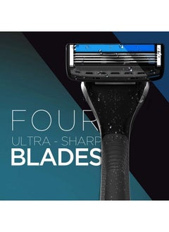 DORCO Pace 4 Pro Four Blade Razor Shaving System 16 Cartridges (No Handle)  - Image 4