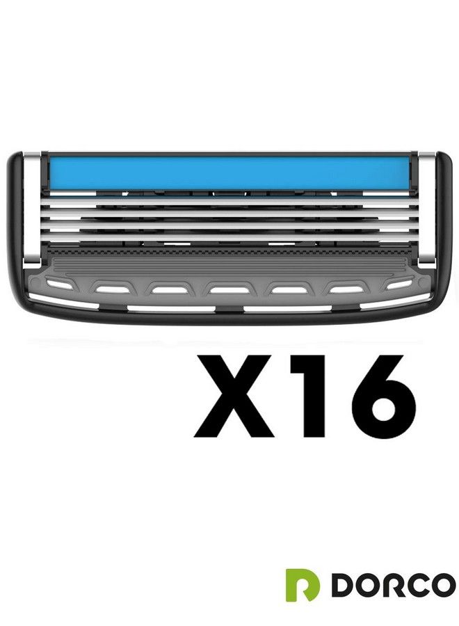 DORCO نظام الحلاقة Pace 4 Pro ذو الأربع شفرات، 16 خرطوشة (بدون مقبض) - Image 3