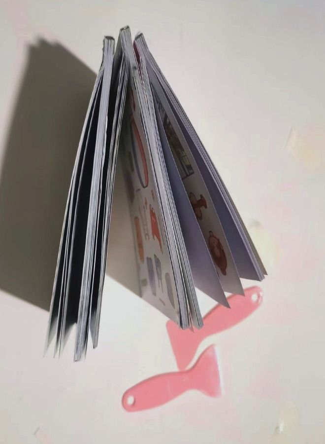 fashionhome 20 Pieces children's Favorite Decorative Mochi Dressup Show Character Cartoon Hero Shining Stickers Book for Kids - Image 4