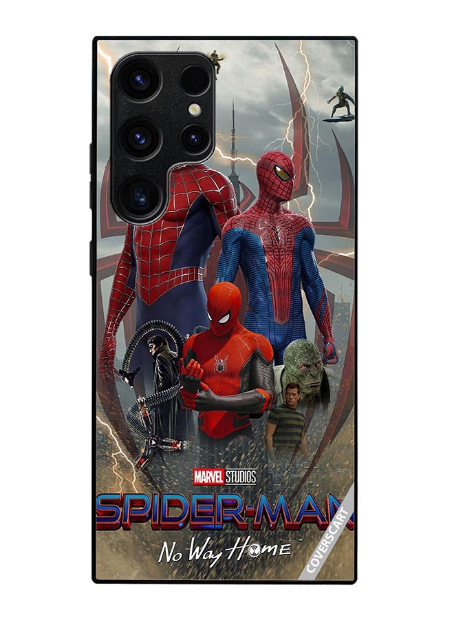 COVERSCART Protective Case Cover For Samsung Galaxy S23 Ultra Spiderman Design Multicolour