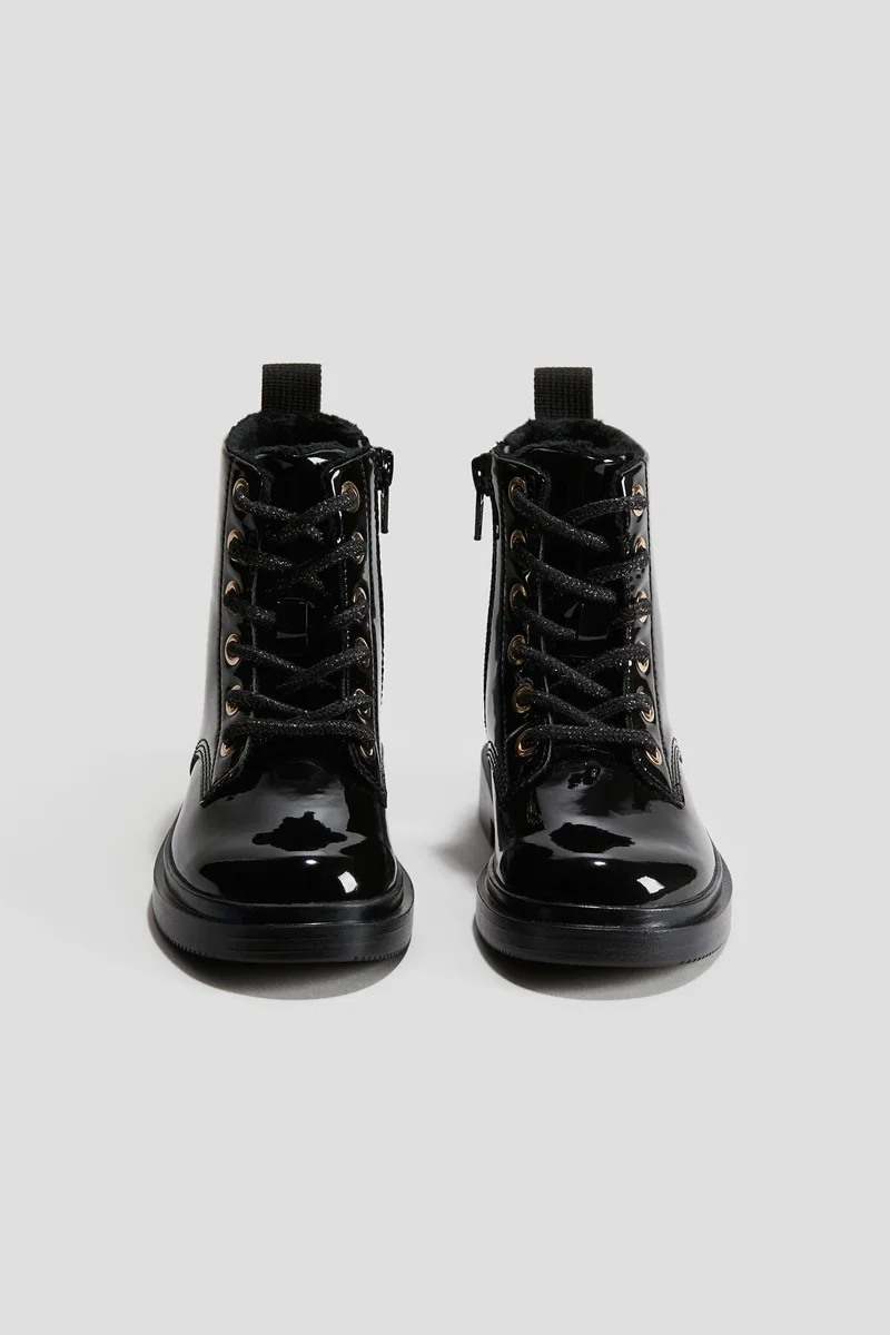H&M Lace-Up Boots