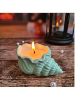 Generic Decorative concrete shell scented candles 3 pcs 