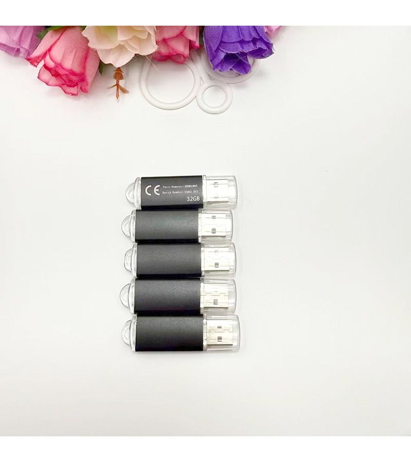 5Pcs Black 16GB USB Flash Drives Metal USB Sticks Memory Storage for Office Backup Car - Image 5
