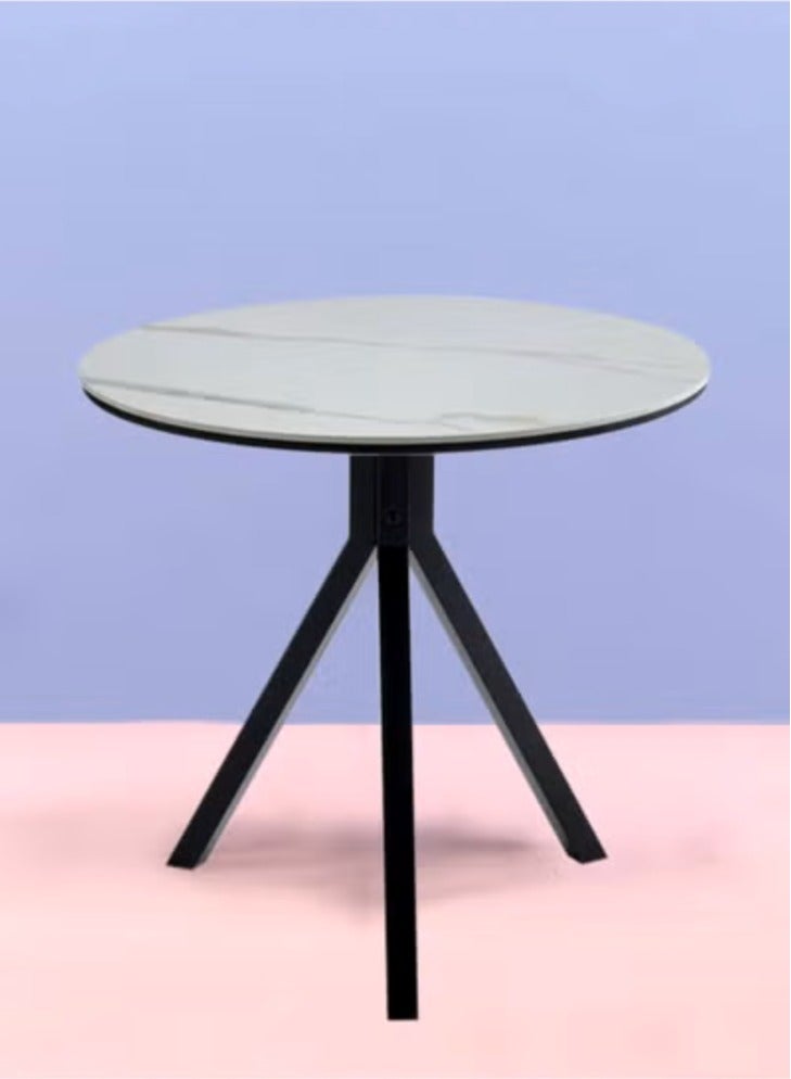 طاولة طعام سيراميك حديثة 80*80*75 سم - Image 5