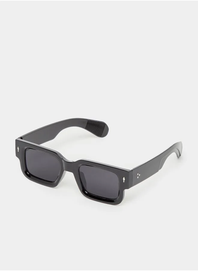 Styli Full Rim Square Frame Sunglasses