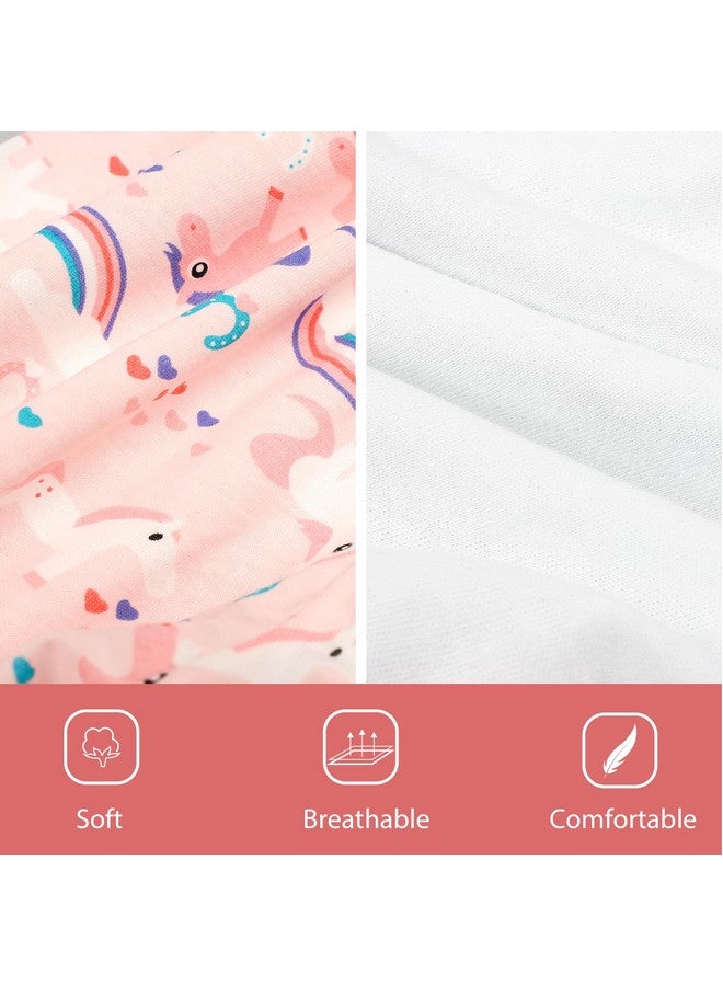 MooMoo Baby Waterproof Diaper Pants for Potty Training 2 Packs Nighttime Diaper Pants for Girls - Image 3