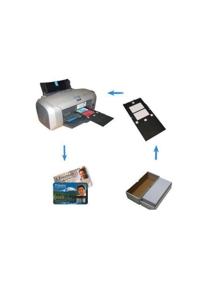 POZONE - Durable PVC white Cards for wide range of card identity applications without magnetic Stripe - Image 1