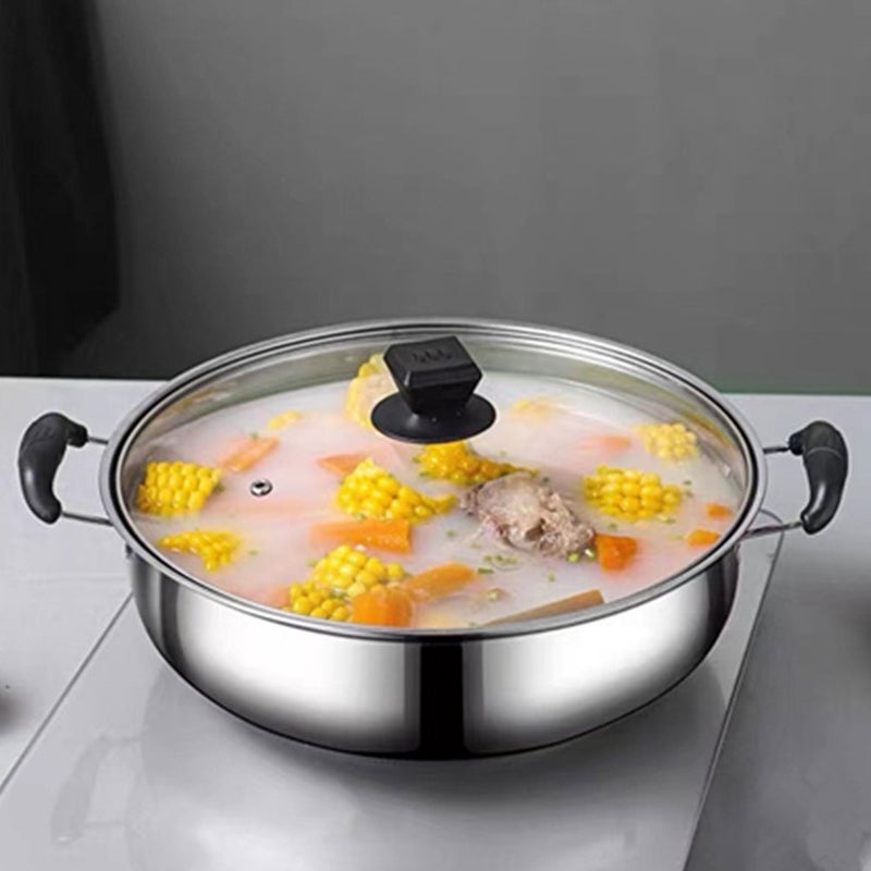 Durable Hot Pot with Stainless Steel Construction, Ideal for Family Meals and Gatherings - Image 5