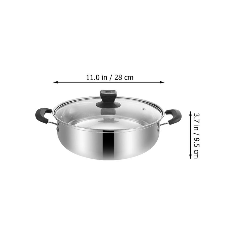 Durable Hot Pot with Stainless Steel Construction, Ideal for Family Meals and Gatherings - Image 2