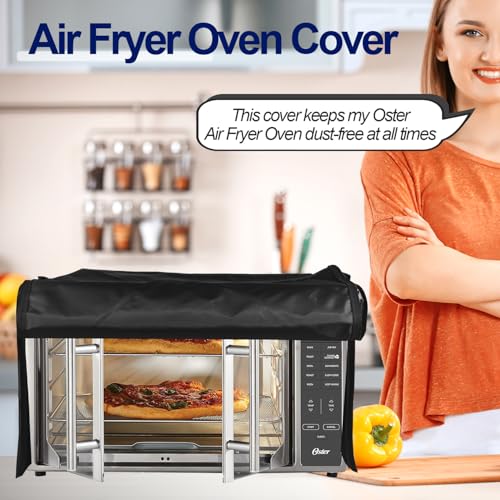 NUENSS-ROR Air Fryer Oven Cover for Oster Air Fryer Oven 10-in-1, Oster Convection Oven 8-in-1 and Oster Extra-Large Air Fryer Oven 10-in-1, Heavy Duty Thickened Cover Waterproof Countertop Oven Case - Image 2