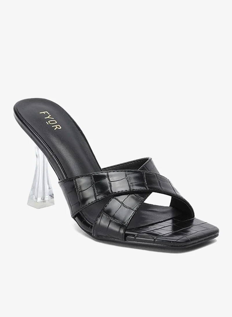 فايور Metallic Strappy Mule HL 138