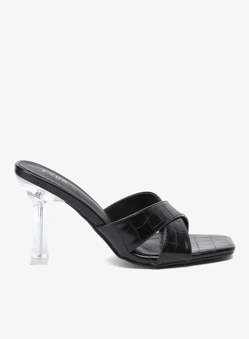 فايور Metallic Strappy Mule HL 138