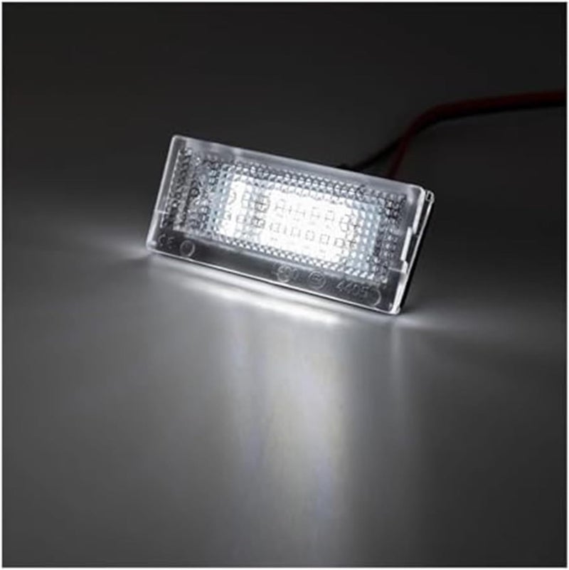 Wivplex 2Pcs White Car Rear License Plate Light for BMW E46 - Image 2