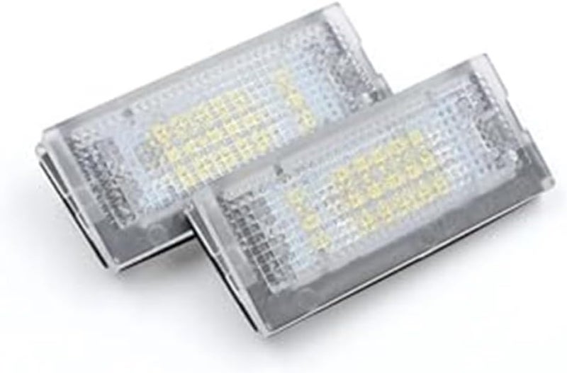 Wivplex 2Pcs White Car Rear License Plate Light for BMW E46 - Image 1