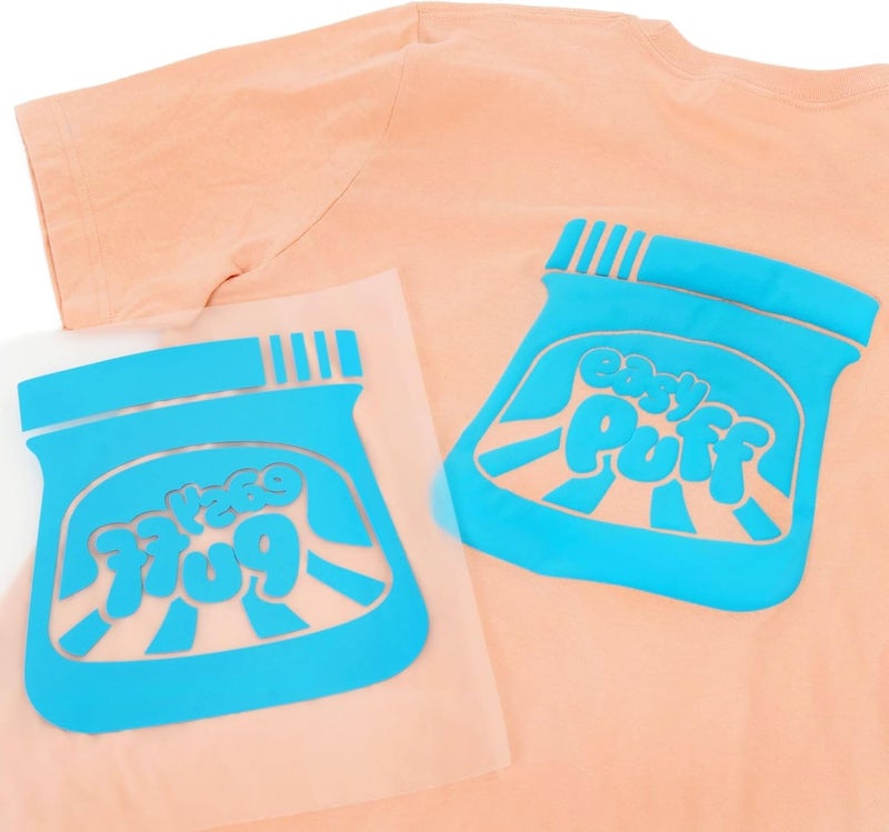 SISER Easy Puff HTV 12x1yd  3D Puffy Heat Transfer Vinyl Pink - Image 2