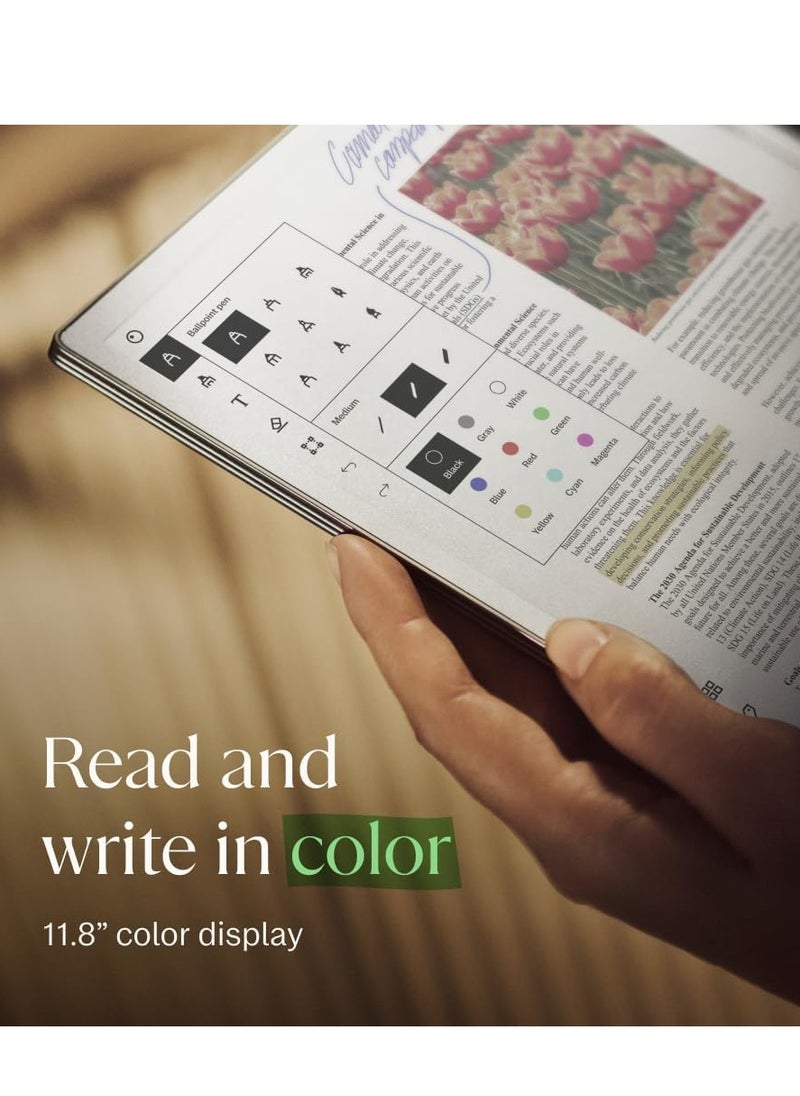 Remarkable - reMarkable Paper Pro The ultimate paper tablet with 11.8” color display, adjustable reading light, and unmatched paper-like feel. ( Marker Sold Separately ) - Image 1