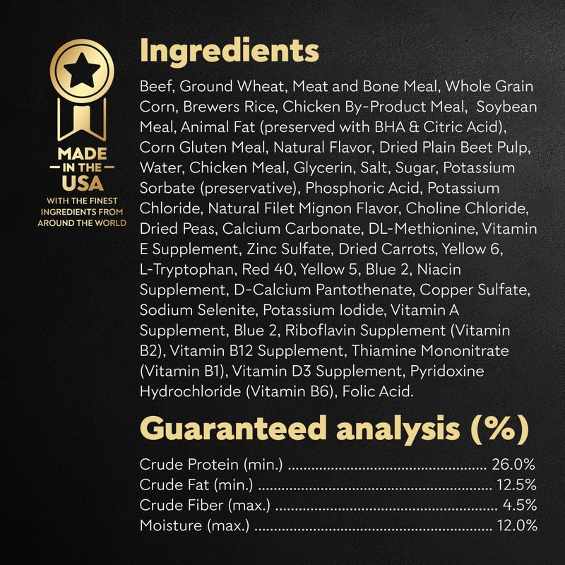 Cesar Small Breed Dry Dog Food Filet Mignon Flavor and Spring Vegetables Garnish, 5 lb. Bag - Image 3