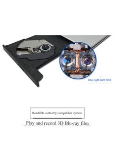 ماركة غير محددة محرك أقراص DVD ضوئي USB3.0 خارجي BD-RE 3D Blu-Ray Reader لنظام التشغيل Windows / MAC OS (مشغل Blu-ray)  - Image 2