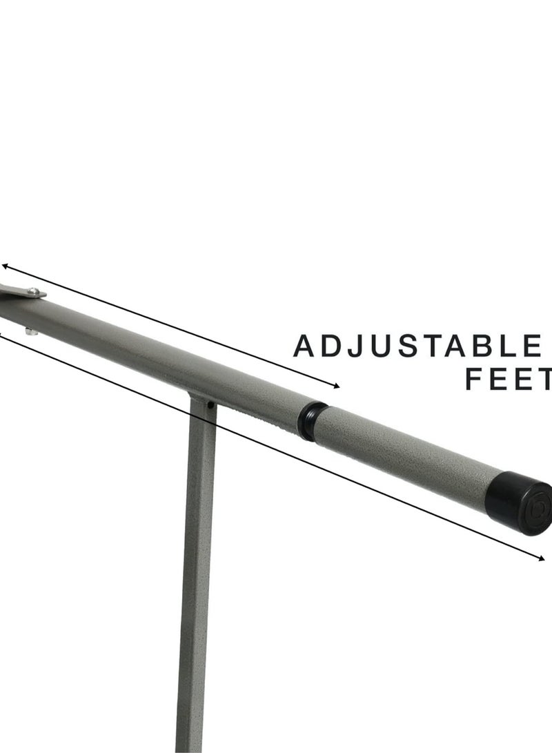 Heavy Duty Multipurpose Folding Table Portable Folding Table Picnic Dining table Ideal for Indoor and Outdoor Events Light and Durable Convenient Carry Handle (L122 x W60 x H74 CM) - Image 3