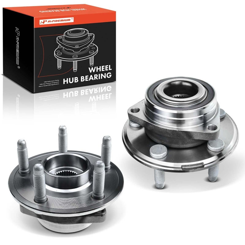 APremium 2 x Wheel Bearing and Hub Assembly with 5Lug Compatible with Chevrolet Camaro 20102021 Cadillac CTS 20142017 2019 CT6 20162020 ATS 2019 Buick Envision 20192020
