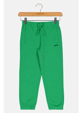ESPRIT Kids Boy Embroidered Logo Sweatpants, Green  - Image 1