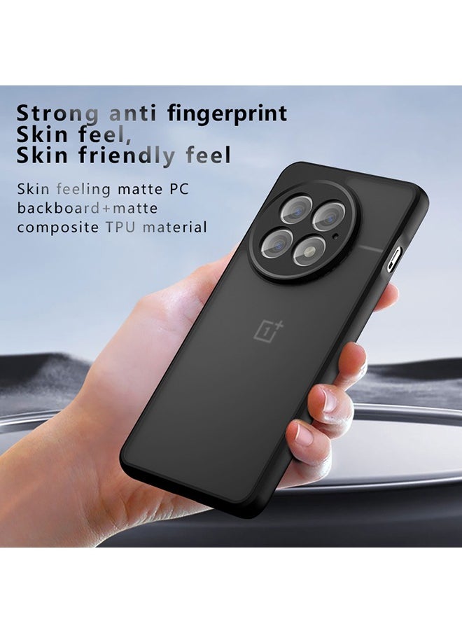 Generic - Case for OnePlus 13 5G, Frosted Translucent Back Protective Slim Phone Cover, Anti-Fingerprints, Anti-Fall Drop Protection, Shockproof Case for OnePlus 13 5G (Black) - Image 1