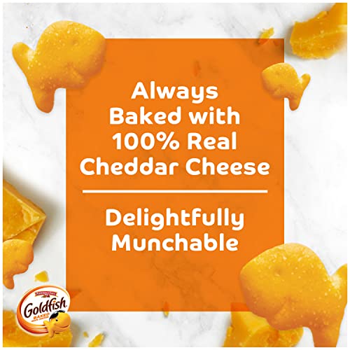 Goldfish Cheddar Cheese Crackers, 27.3 oz Carton - Image 2