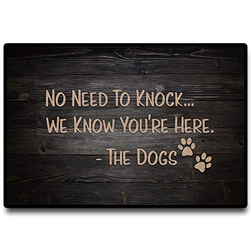 Accssoey Funny Doormat, Welcome Door Mats for Home, Dog Door Mat Floor Door Mats Outdoor Indoor Mat Rubber Non Slip Backing 16"(W) X 24"(L) - Image 5