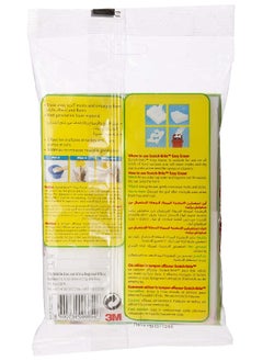 Scotch Brite Scotch-Brite Easy Erasing Pad  2 units pack   Magic Sponge   Magic Eraser   Magic Pad   Easily removes stains and marks   Erase away scuff marks and smudges   Walls   Doors   Windows   Floors  - Image 2