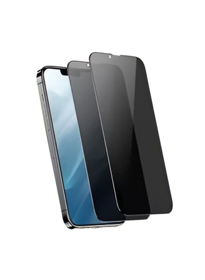 عبوتان من واقي شاشة الخصوصية لهاتف iPhone 14/13/13Pro (6.1 بوصة) أسود - Image 1