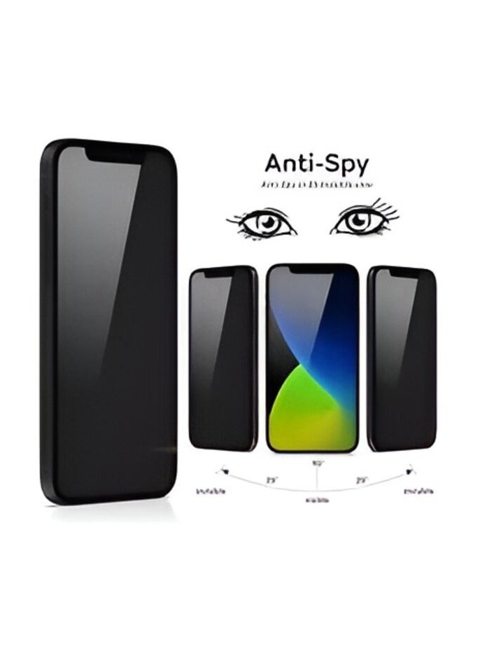 عبوتان من واقي شاشة الخصوصية لهاتف iPhone 14/13/13Pro (6.1 بوصة) أسود - Image 2