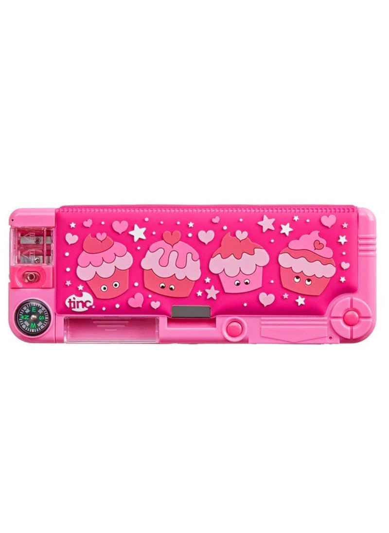 Tinc Pink Cupcake Pencil Case Novelty - Image 3