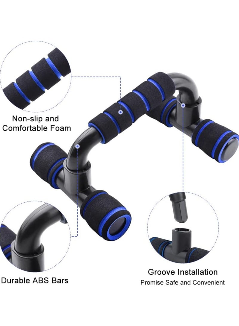founder Push Up Bar Fitness Push Up Bar Push-Ups Stands Bars Tool for Fitness Chest Training Equipment Exercise Training (Color : blue) - Image 5