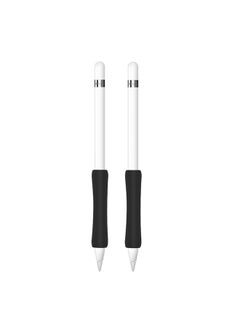 O Ozone حامل قبضة سيليكون (عبوة من قطعتين) لغطاء حماية قلم Apple Pencil من الجيل الثاني - أسود  - Image 1